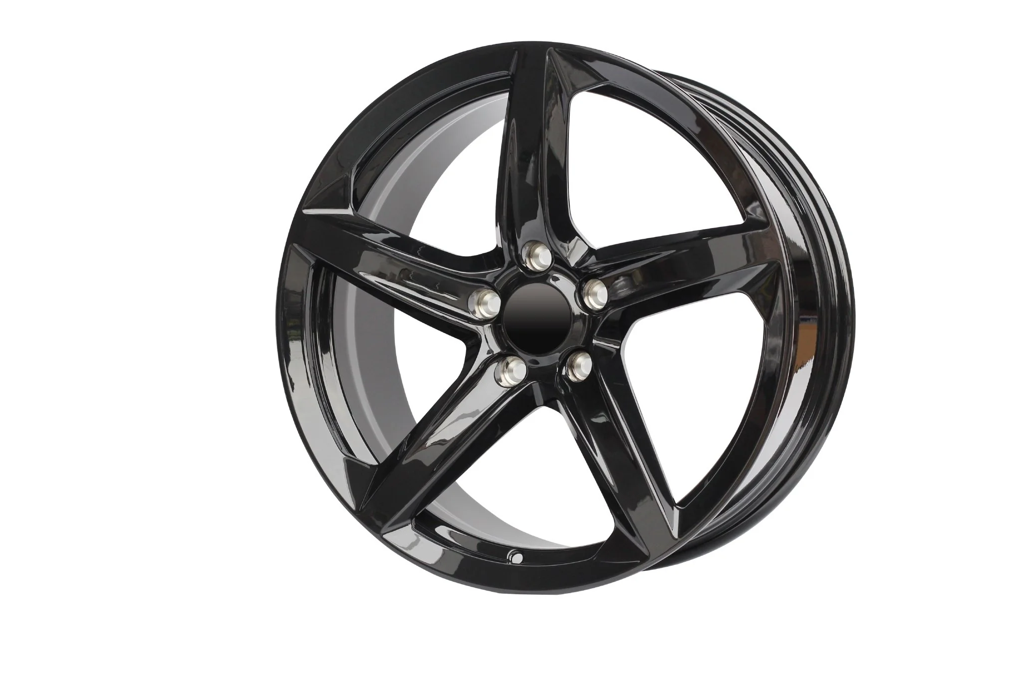 W566 R Forged Gloss Black 19x8.5 Et38 5x120 CB66.9    Compitable With Oem Cap Part No.84691535 - Image 3