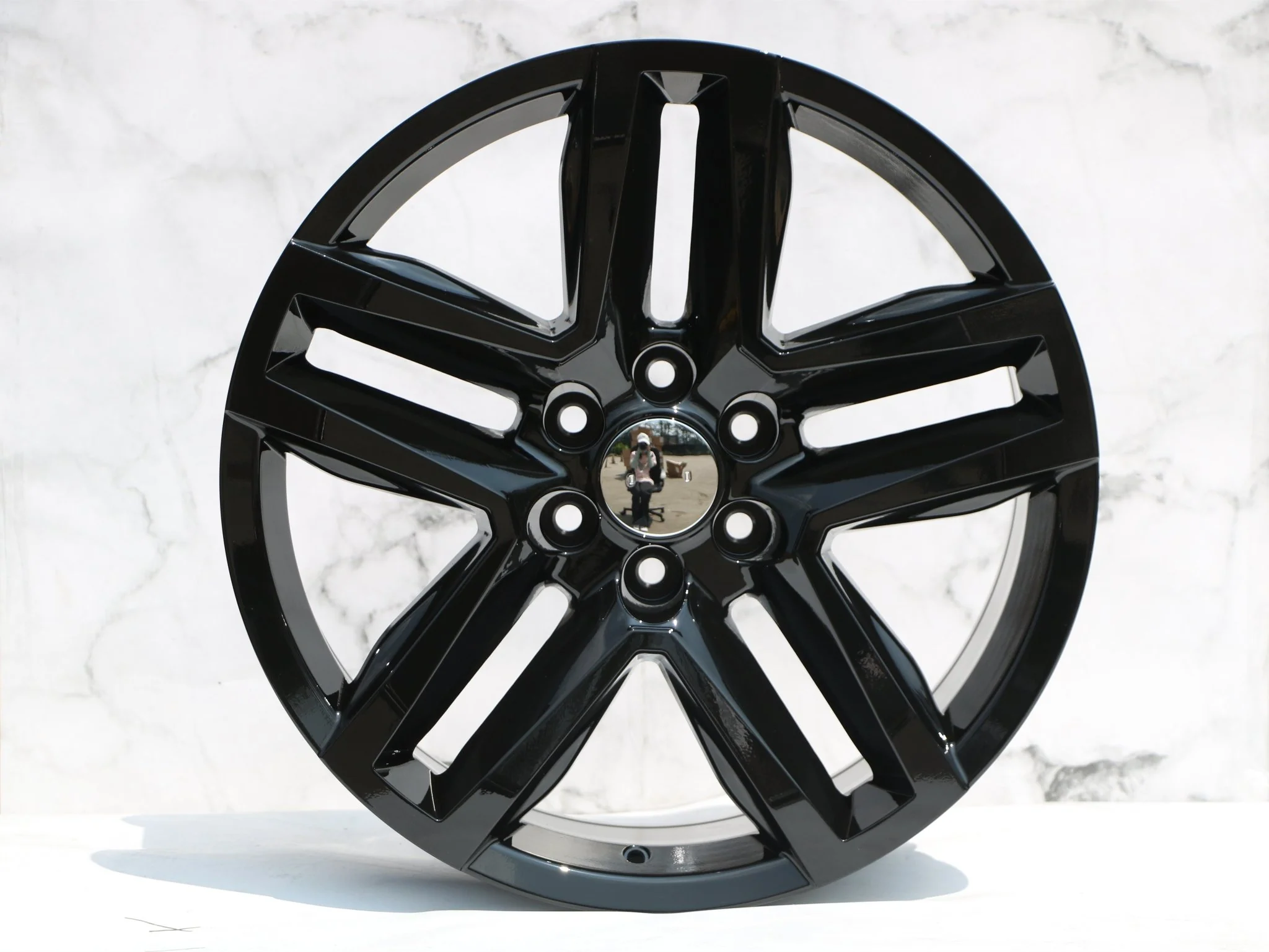 W575 1568 Gloss Black 22*9.0 ET24 CB78.1 6x139.7 CB78.1 C1291-01 - Image 6