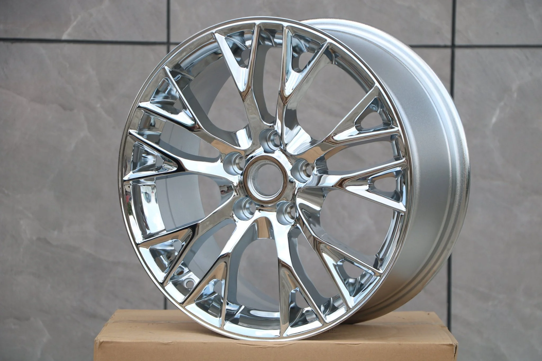 W591 Chome 19x10.0 ET79 CB70.3 5x120.7 C1187-C - Image 4