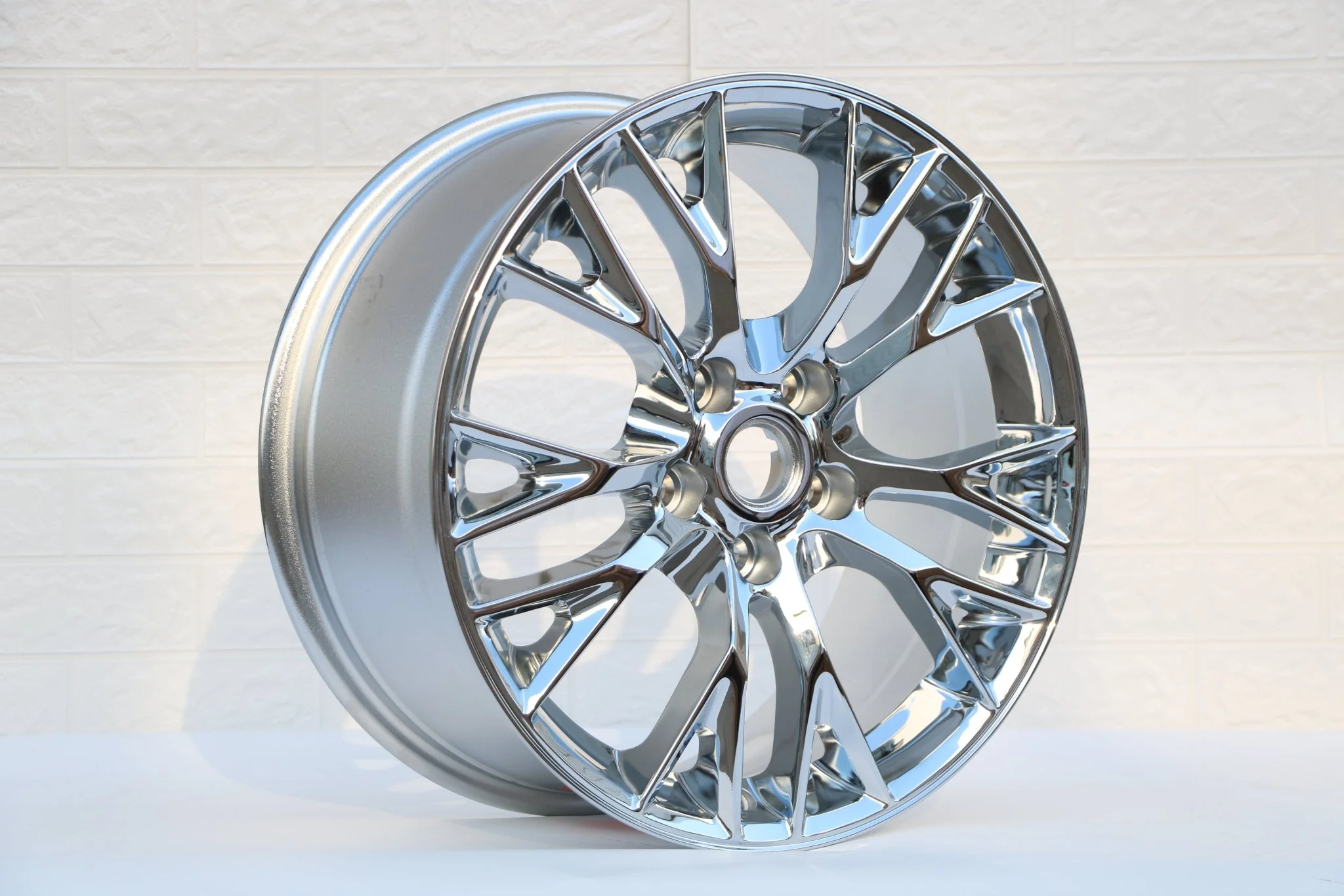 W591 Chrome 20x10.0 ET79 CB70.3 5x120.7 C2032-C - Image 6