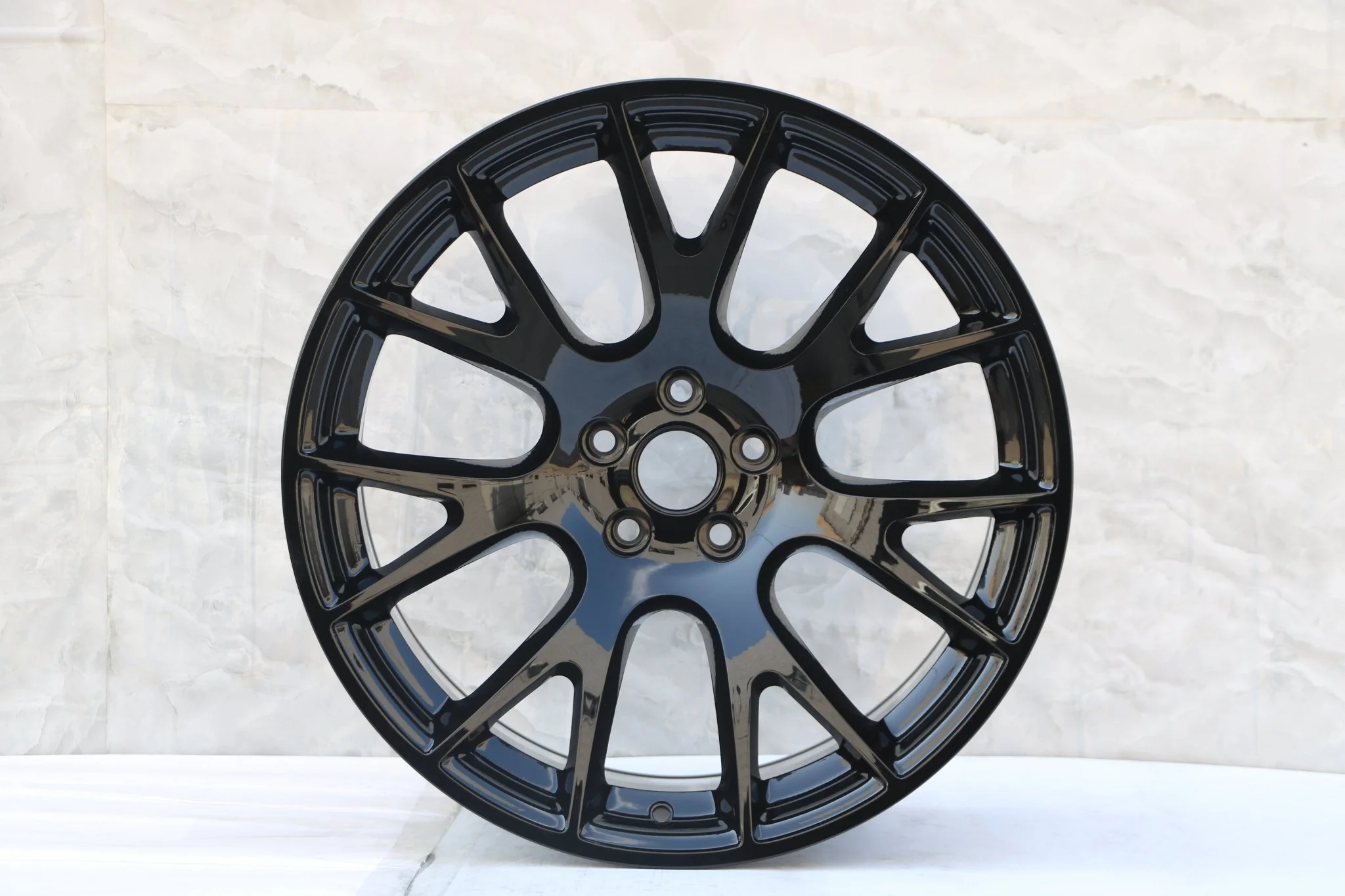 W598 D1523A Gloss Black 20x11 ET -2 CB71.5 5x115 C1288-01-B - Image 5