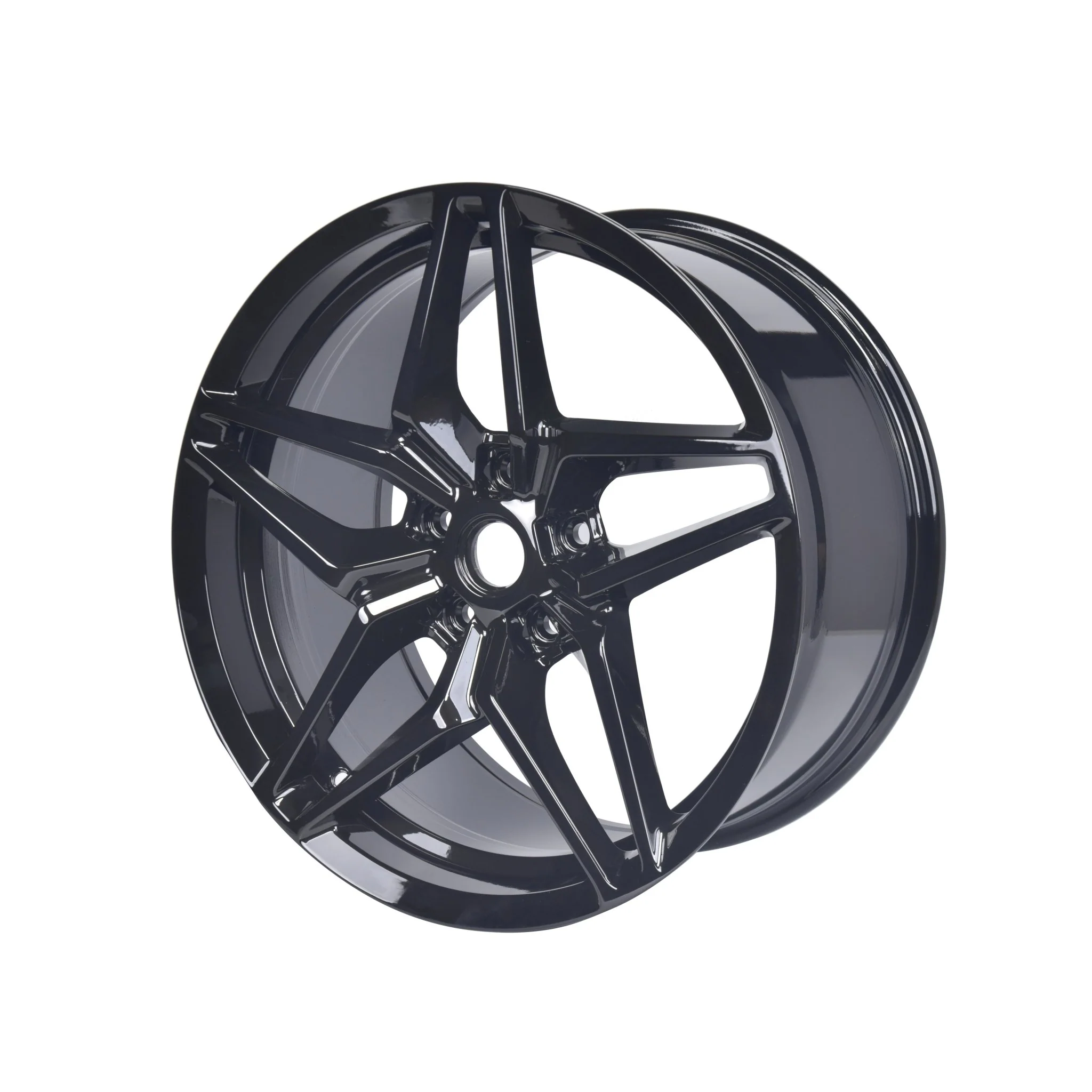 W599 D1584 Gloss Black 19x9.5 ET50 5x120.7 CB70.3 - Image 6
