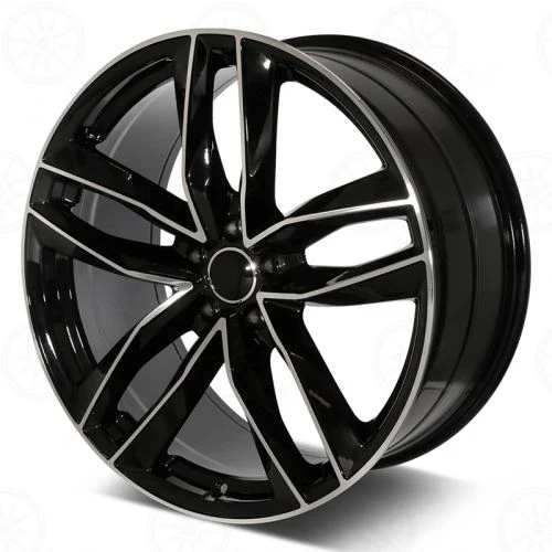 W627 1126 Black Machined Face 19x8.5 ET35 5x112 CB66.5 - Image 5