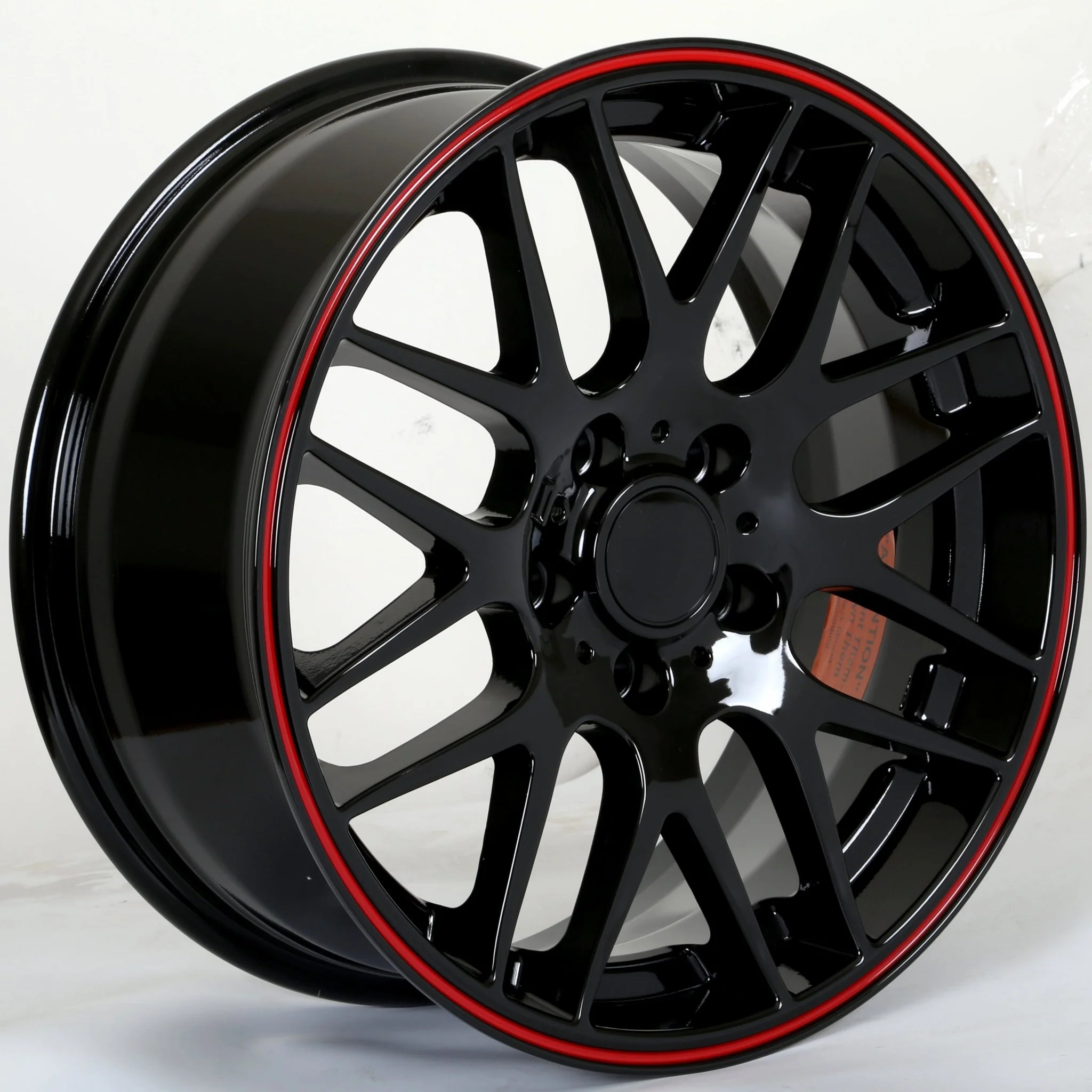 W703 Black Red Lip 19x8.5 ET35 5x120 CB72.56