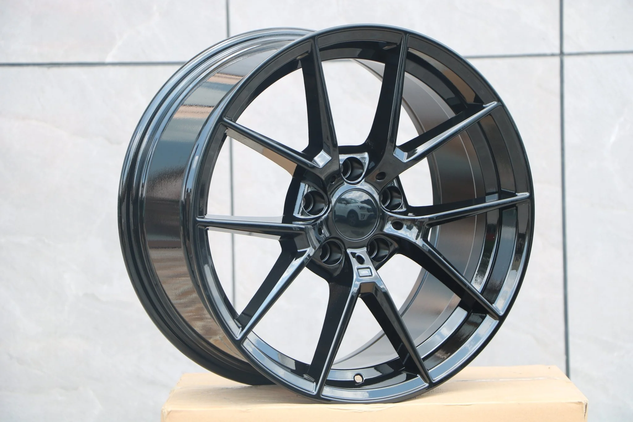 W705 1416 Gloss Black 19x8.5 ET35 5x120 CB72.6 - Image 2