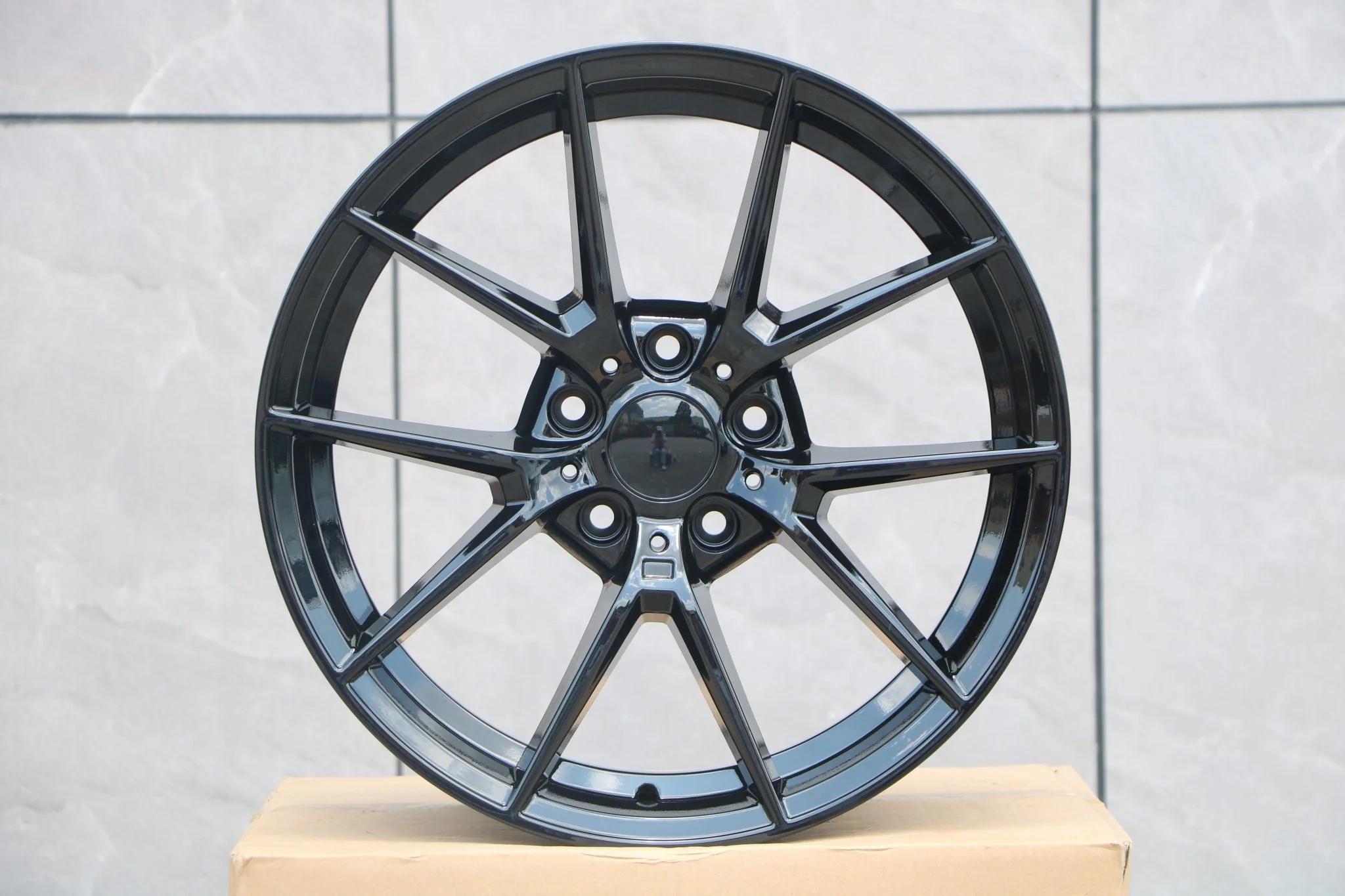 W705 1416 Gloss Black 19x8.5 ET35 5x120 CB72.6 - Image 3