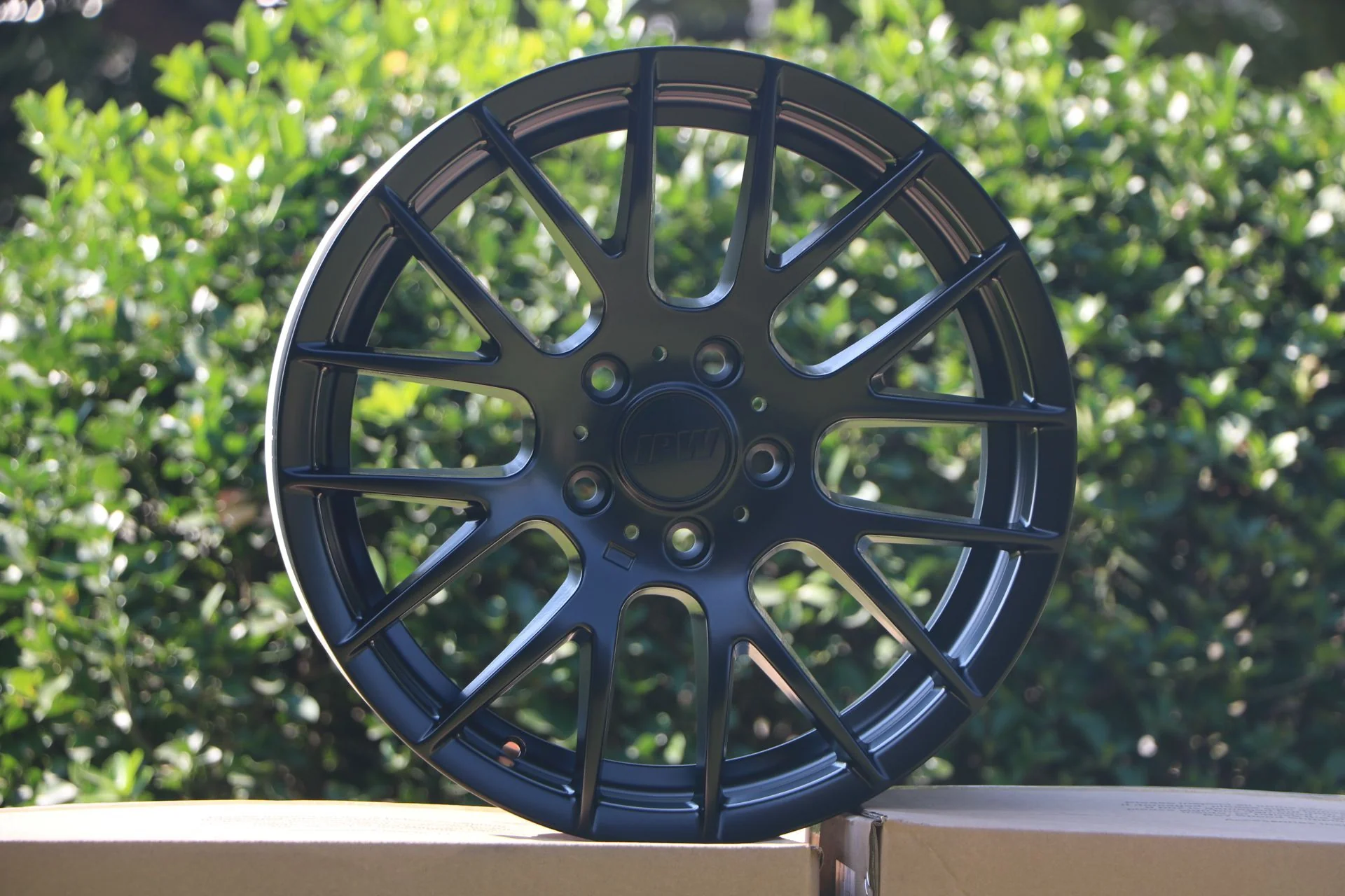 W725 Satin Black 18*9.0 ET35 5*120 CB72.56 - Image 2