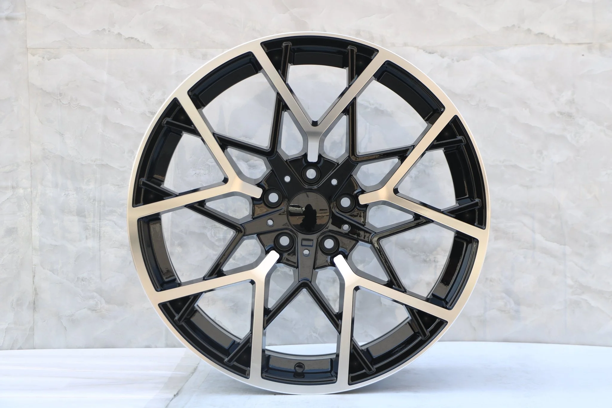 W733 1383 Black Machined Face 20x9.5 ET35 5x120 CB72.6 - Image 5