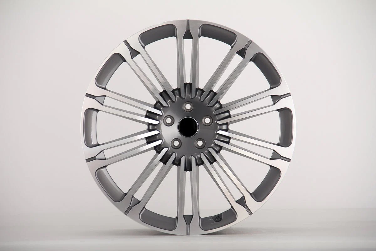W792 IV-941 Gunmetal Machined Face 22x9.5 ET49 5x120 CB72.6 Mag Seating - Image 2