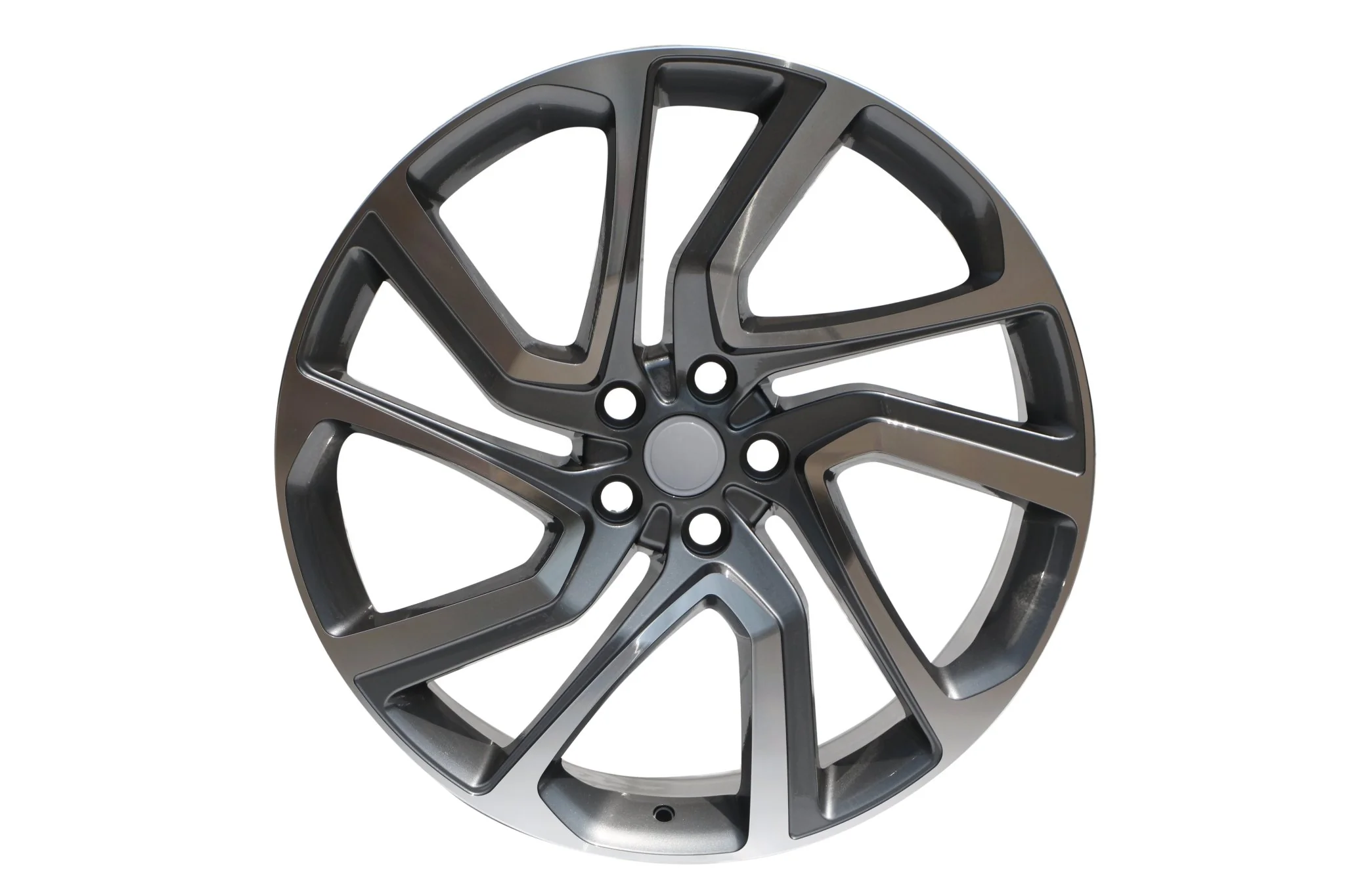 W797 Gunmetal Machined Face 22x9.5 ET45 5x120 CB72.6 - Image 2
