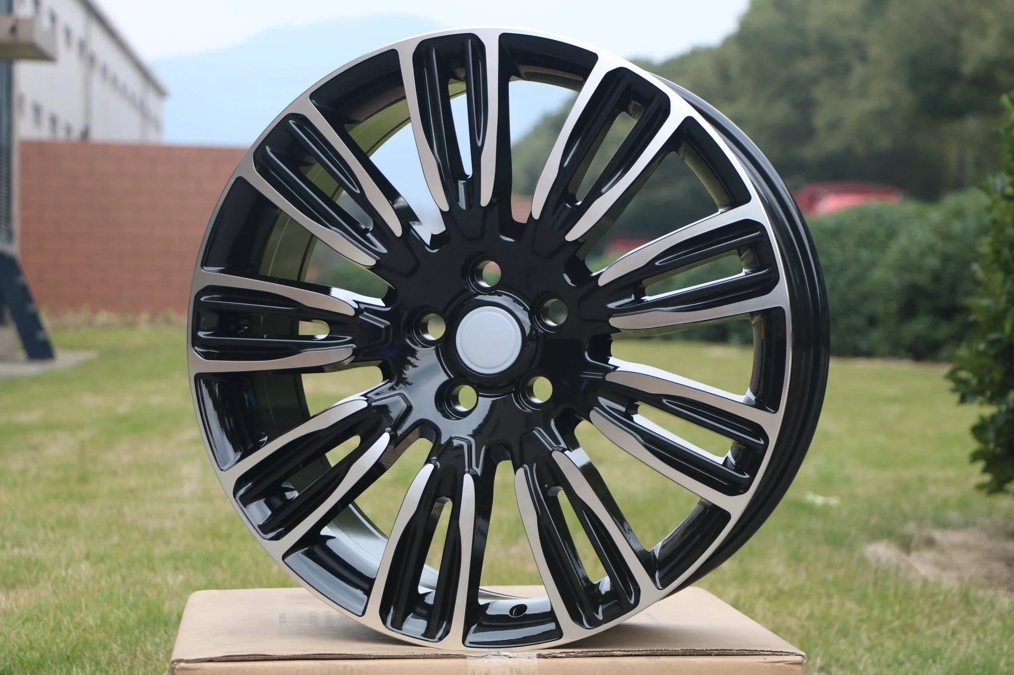W798 D1292 Black Machined Face 22x9.5 ET45 5x120 CB72.6 - Image 8