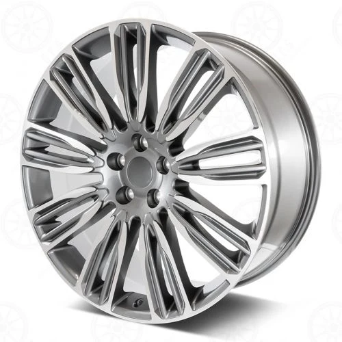 W798 Gunmetal Machined Face 22x9.5 ET45 5x120 CB72.6 - Image 7