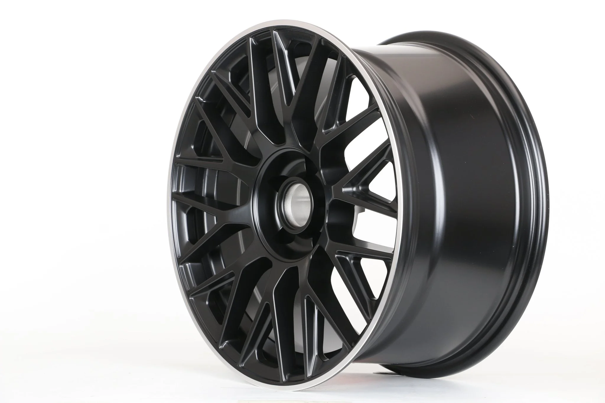 W803 1766 Satin Black Machined Lip 20x8.5 ET35 5x112 CB66.6 - Image 7