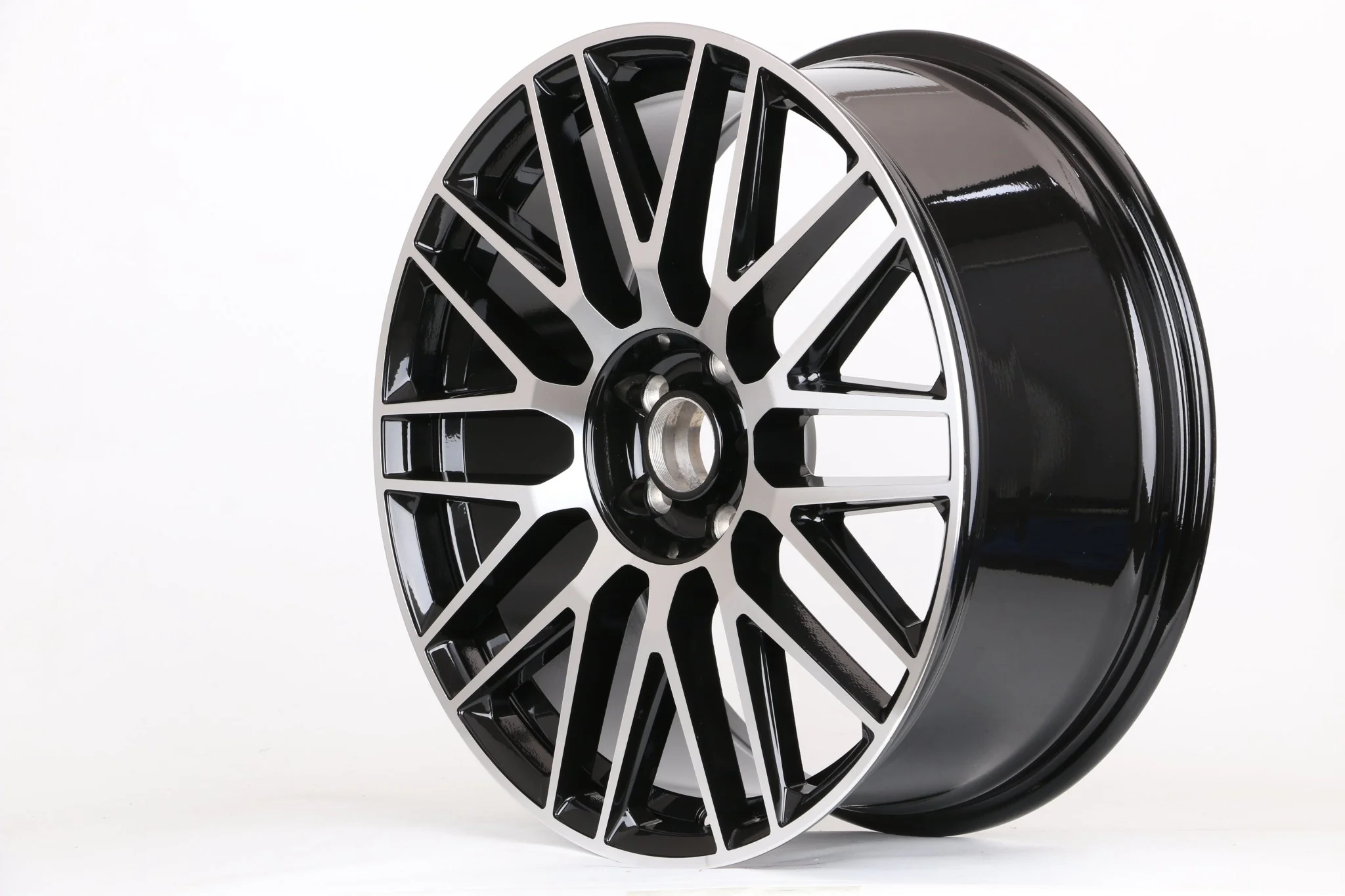 W803 IVF-932 Black Machined Face 20x8.5 ET38 5x112 CB66.6 - Image 2