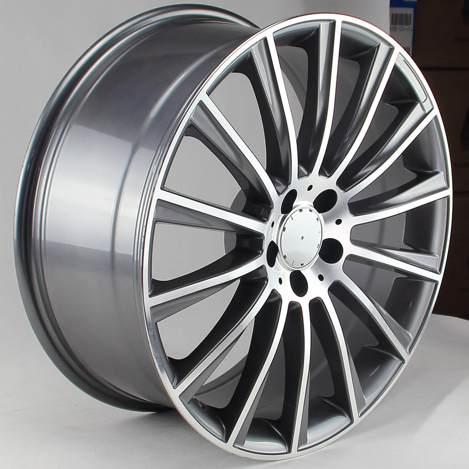 W813 Gunmetal Machined Face 18x8.5 ET35 5x112 CB66.6