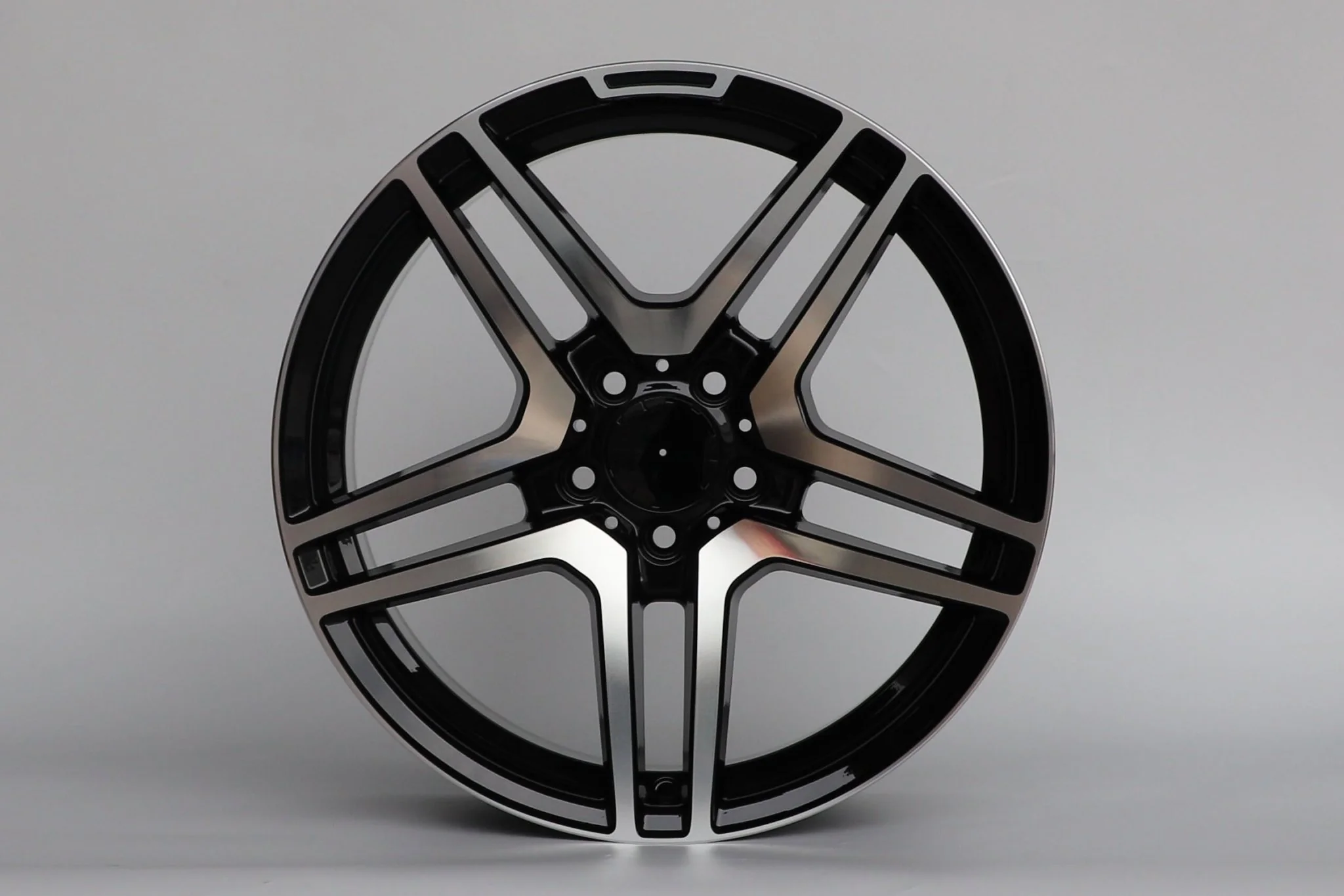 W815 Black Machined Face 20x9.5 ET35 5x112 CB66.6 - Image 3