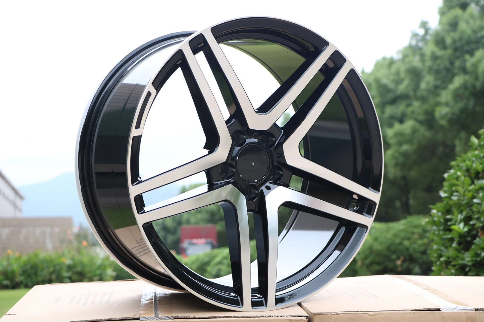 W815 Gunmetal Machined Face 20*9.5 ET35 5*112 CB66.56 - Image 11