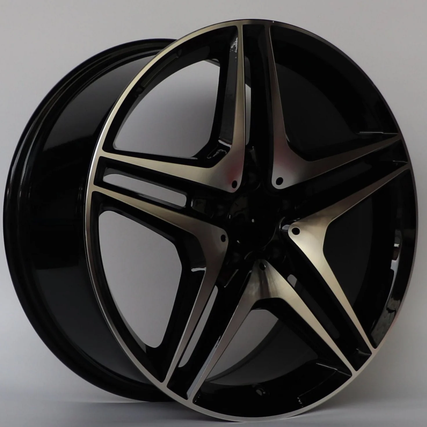 W828 Black Machined Face 18*8.0 ET45 5*112 CB66.6