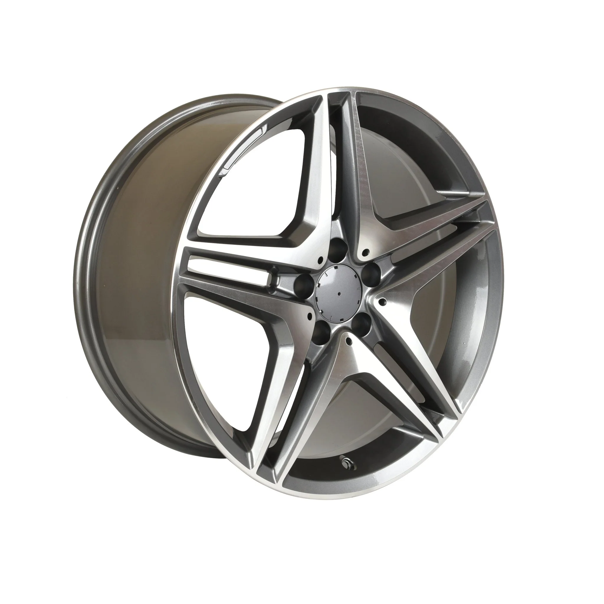 W828 Gunmetal Machined Face 18*9.5 ET45 5*112 CB66.6 - Image 11