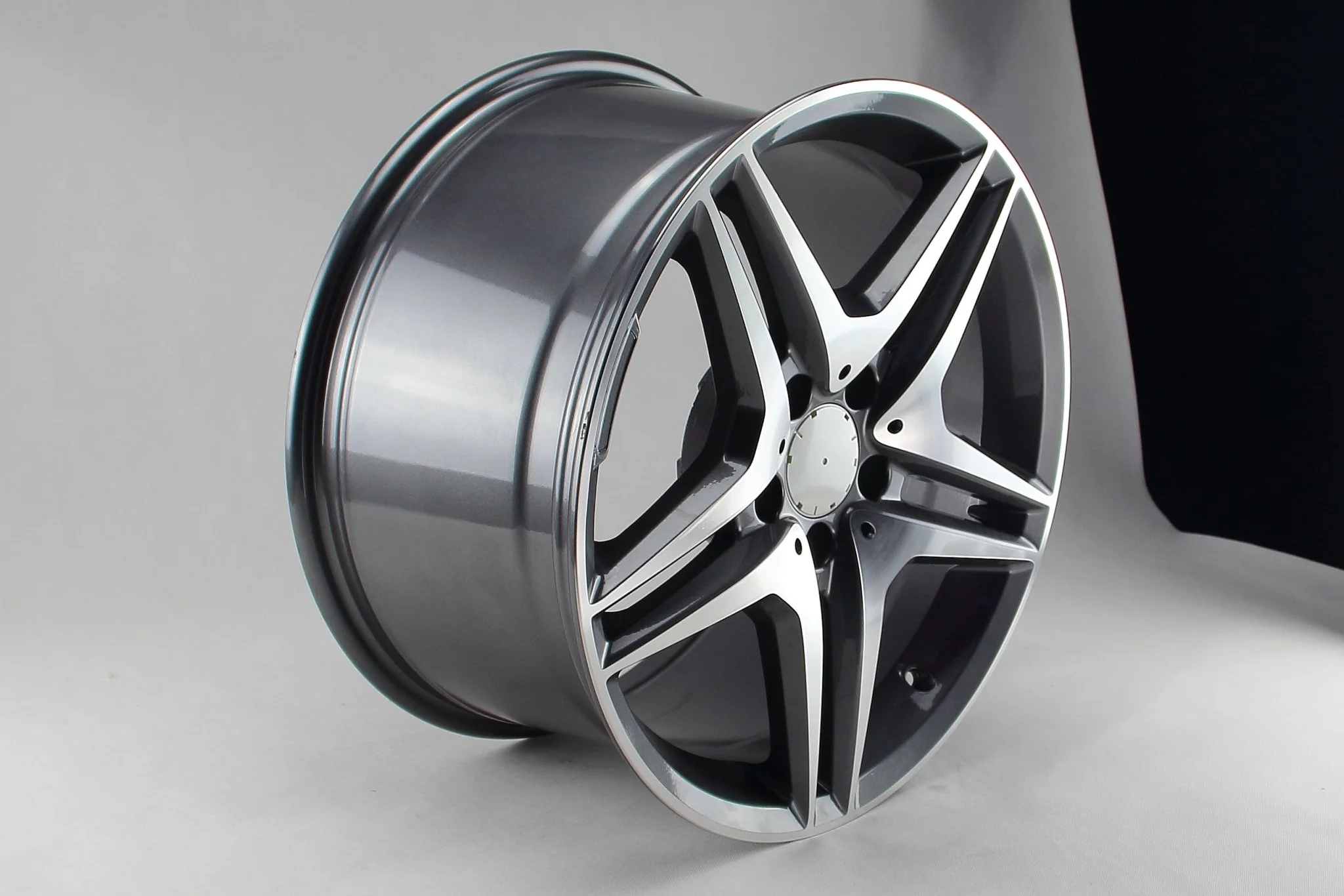 W828 Gunmetal Machined Face 18*9.5 ET45 5*112 CB66.6 - Image 14