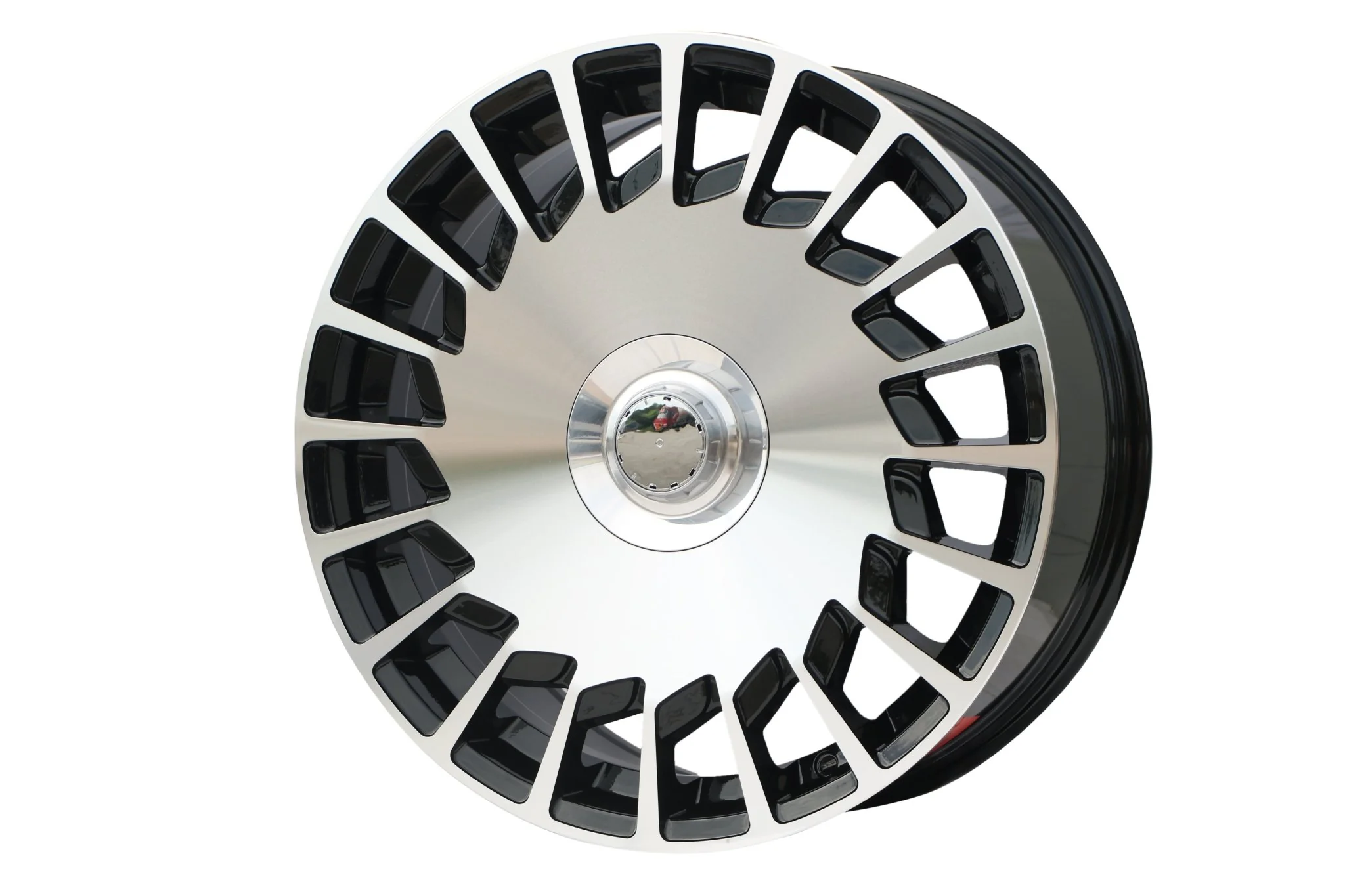 W835 Black Machined Face 20x9.5 ET35 5x112 CB66.6 - Image 2