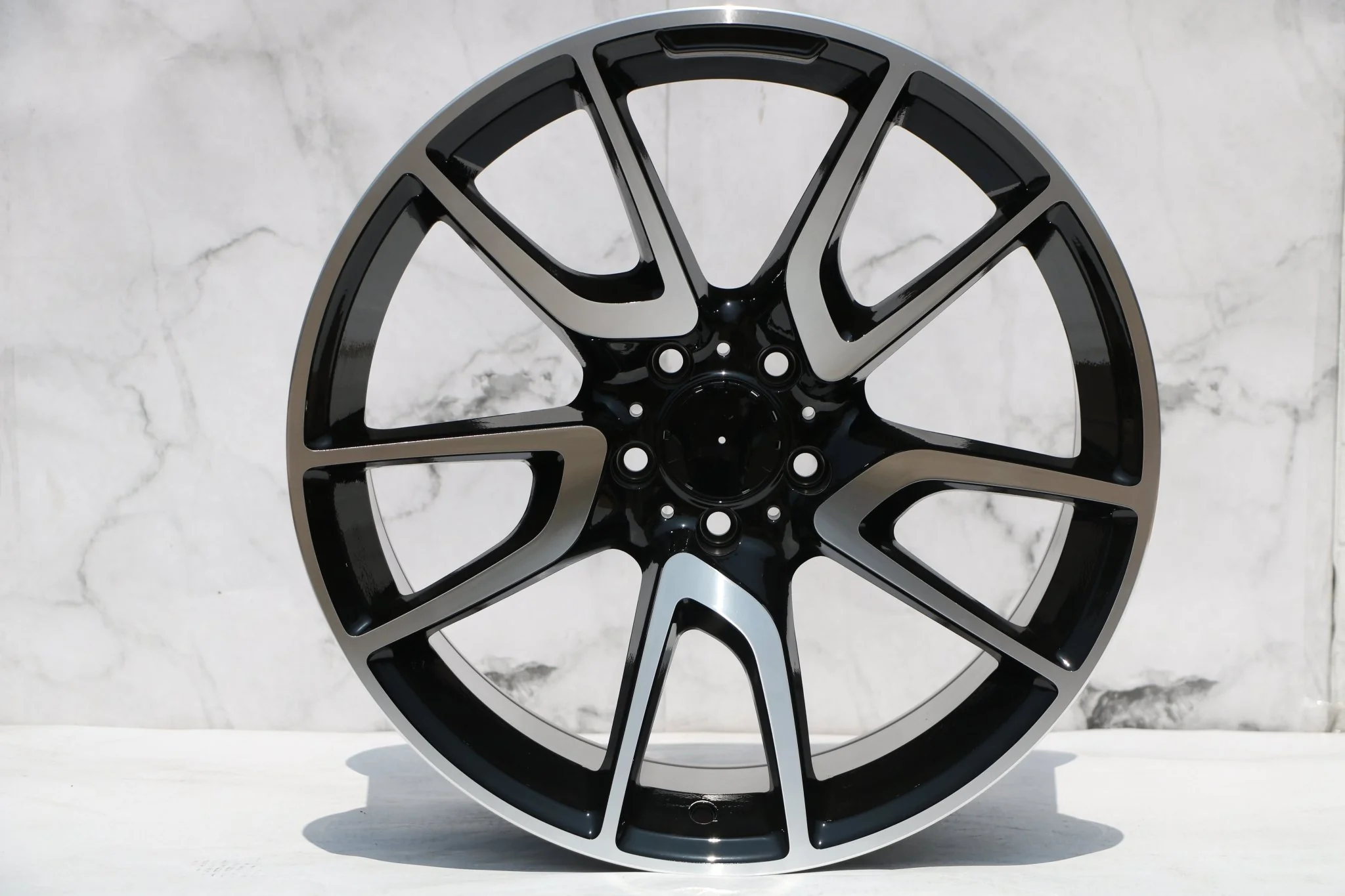 W839 1303 Black Machined Face 19x8.5 ET30 5x112 CB66.6 - Image 9