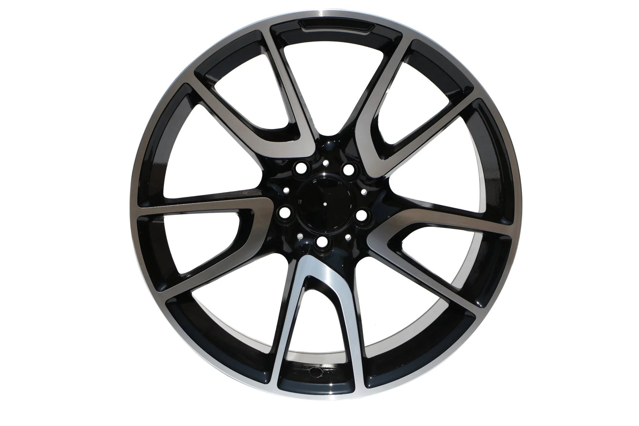 W839 Black Machined Face 19x9.5 ET35 5x112 CB66.6 - Image 2