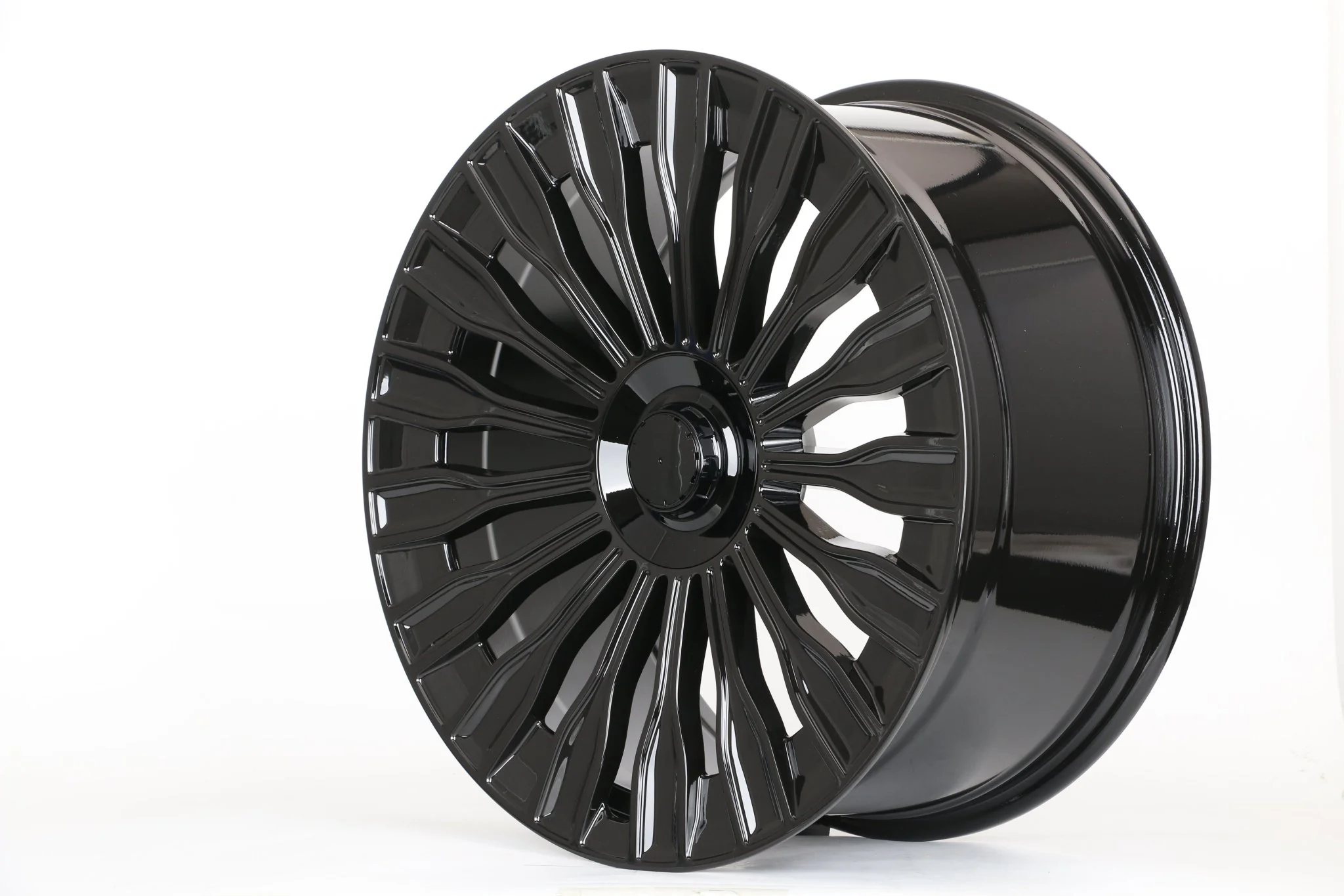 W848 1785 Gloss Black 20x9.5 ET35 5x112 CB 66.6  C1464-B - Image 4