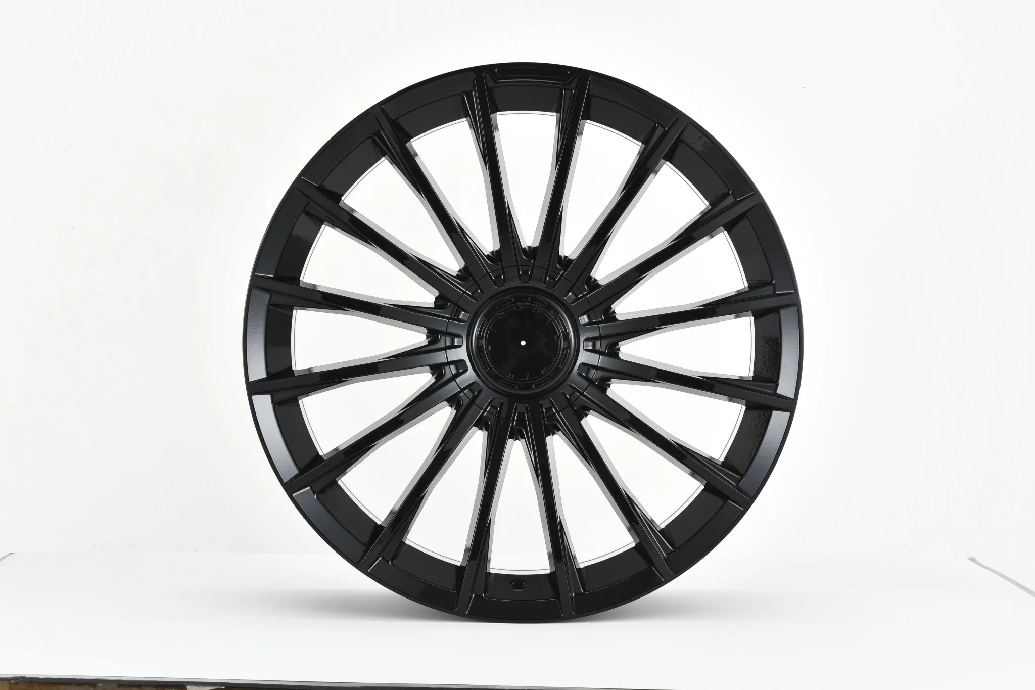 W849 D1499 Gloss Black 20x8.5 Et35 5x112 CB 66.6  C-1499-B - Image 2