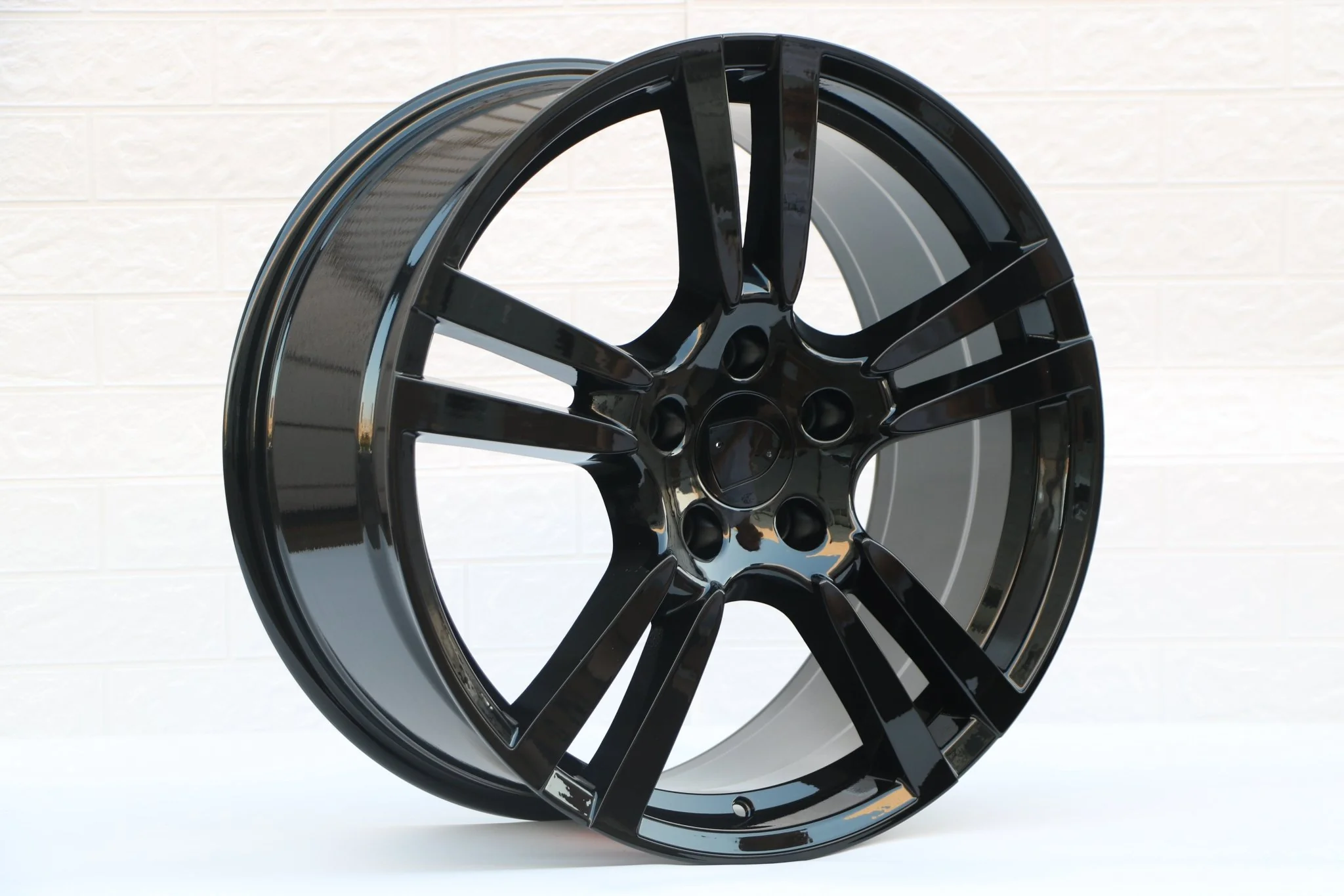 W856 249 Gloss Black 20x9.5 ET56 CB71.6 5x130 - Image 8
