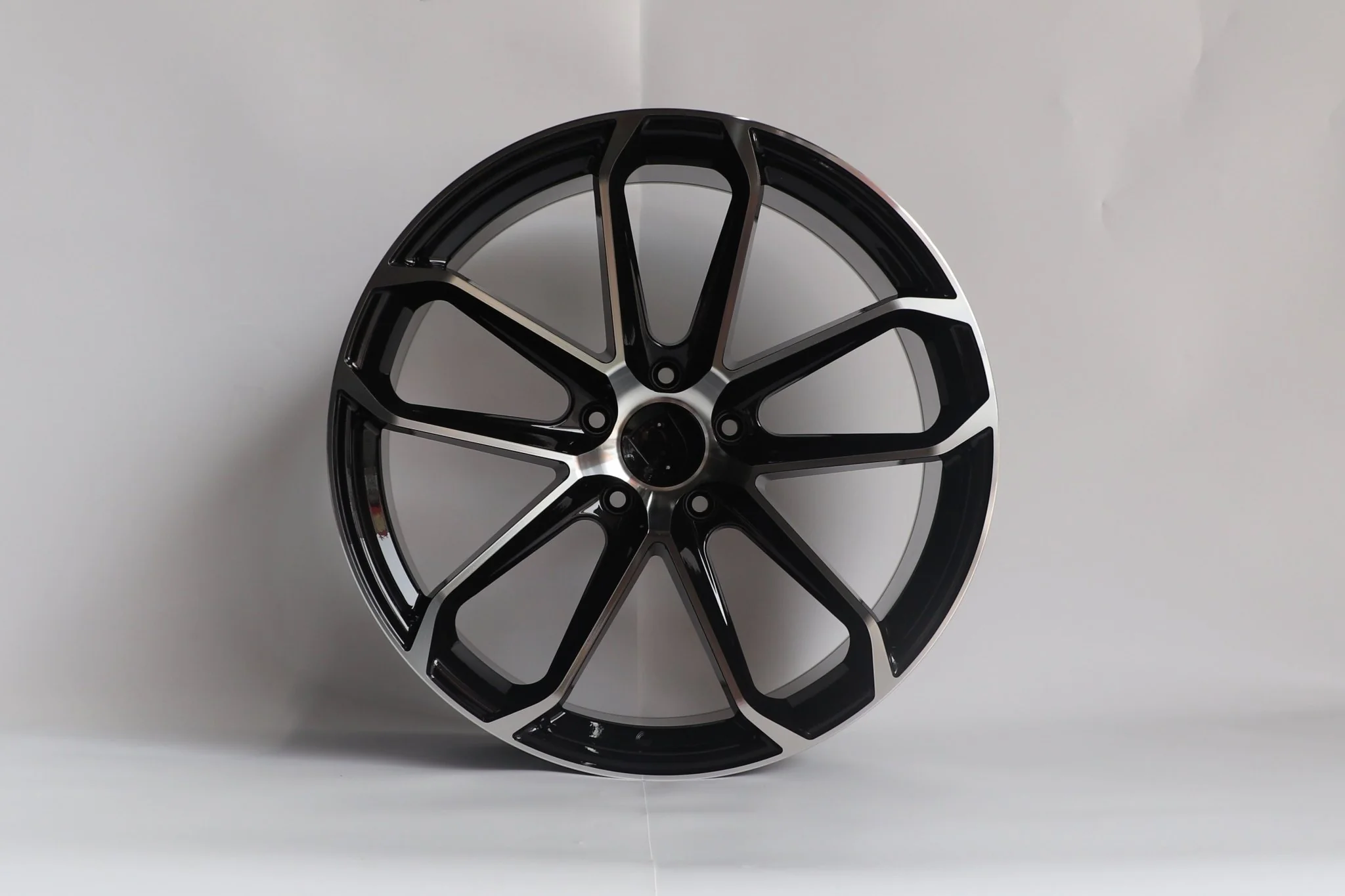 W861 D1869 Black Machine Face 22x11.5 ET61 5x130 CB71.5 - Image 2