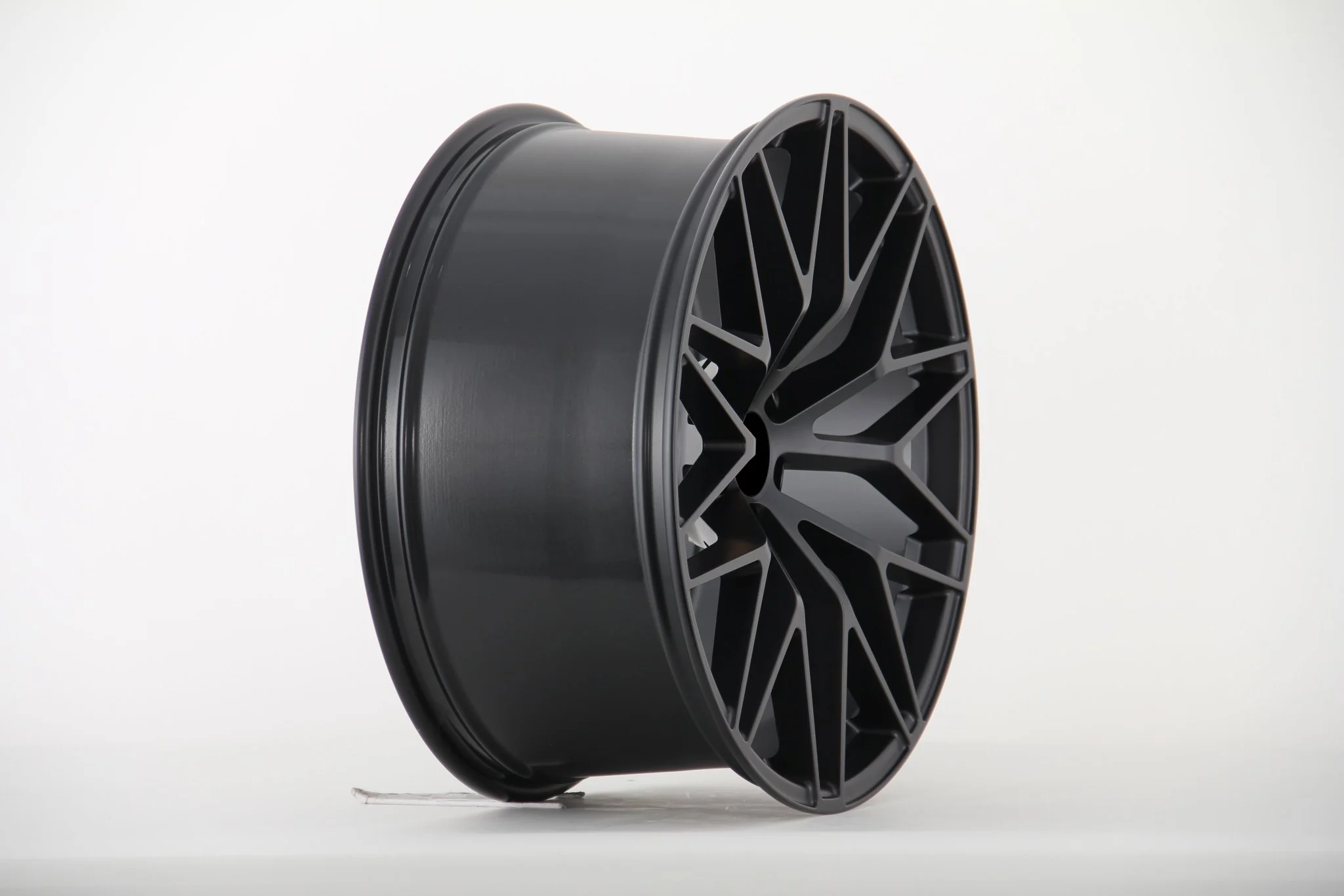 W864 874 Satin Black 21x9.5 ET26 5x112 CB66.45 - Image 3