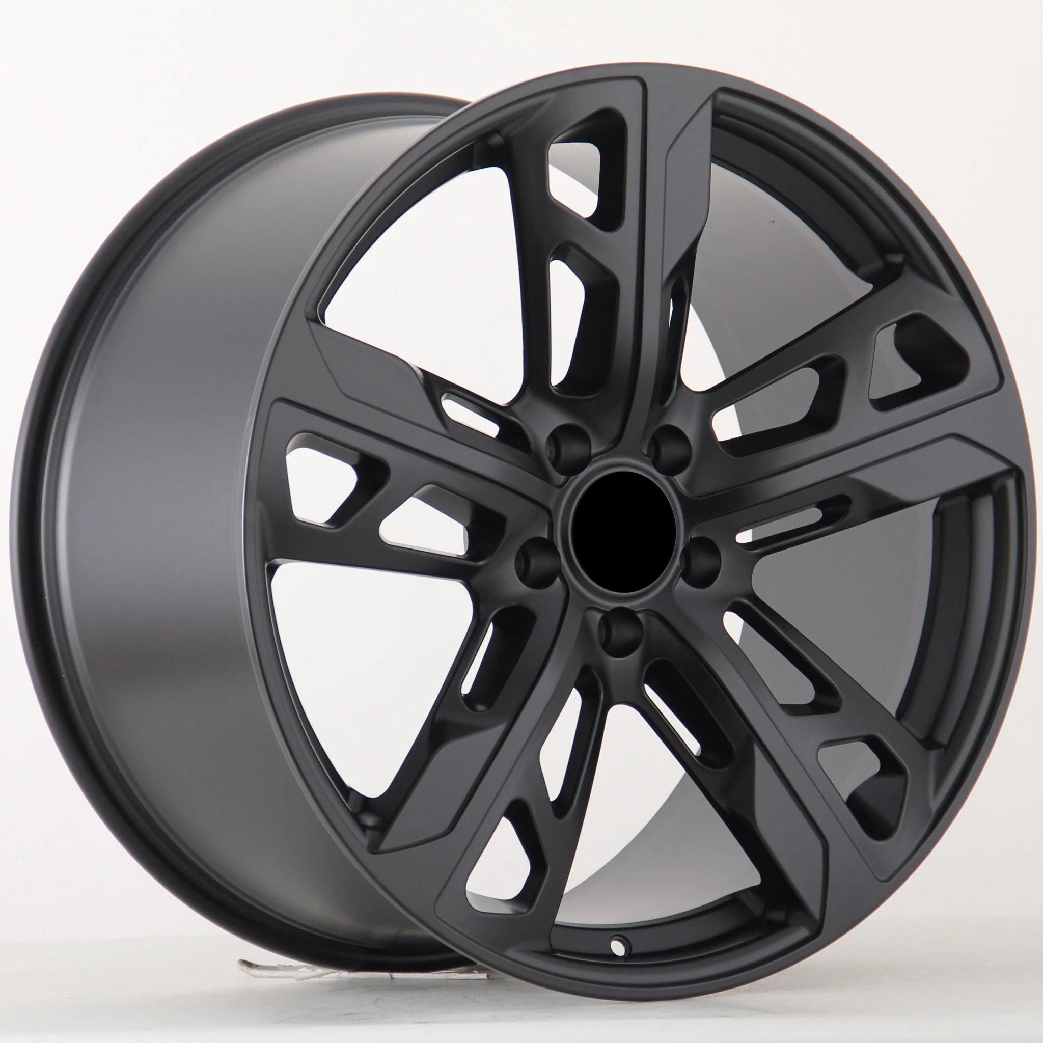 W865 876 Satin Black 22x9.5 ET50 5x130 CB71.56