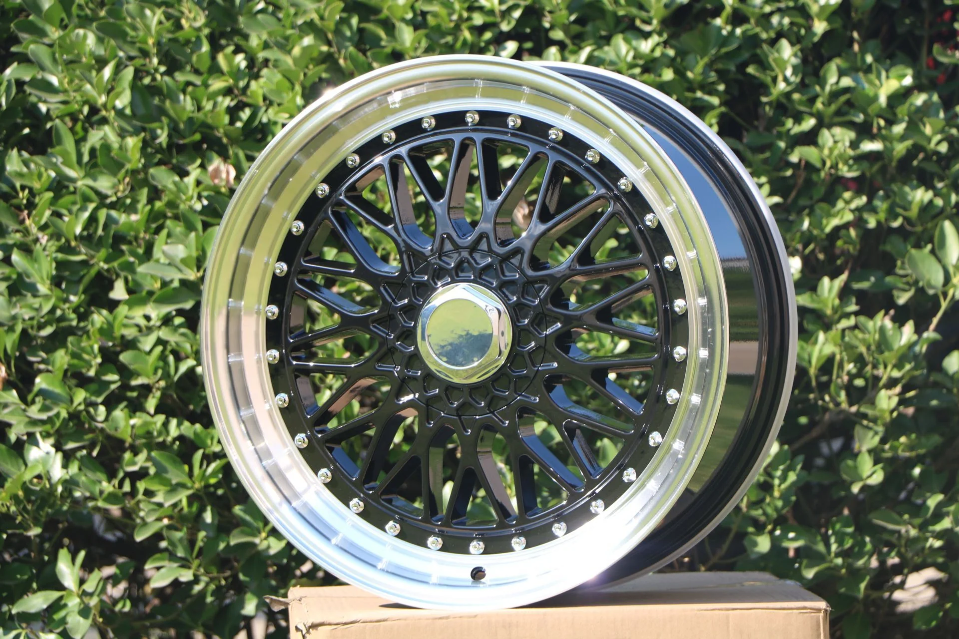 W881 479 Black Machined Lip 17x7.5 ET35 5x112/114.3/120 CB73.1 - Image 2