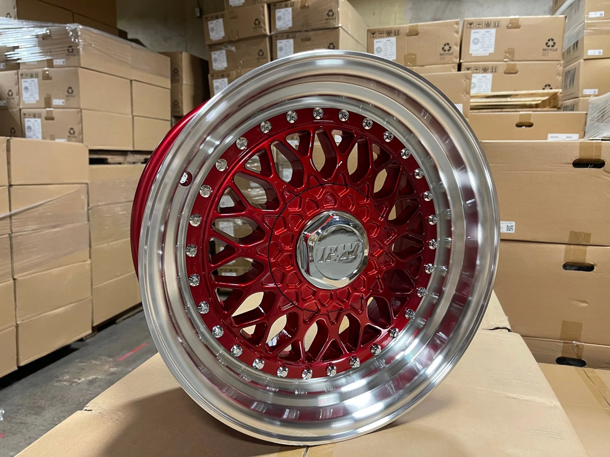 W883 479 Red Machined Lip 20*9.5 ET35 5x120/114.3 CB73.1 - Image 4