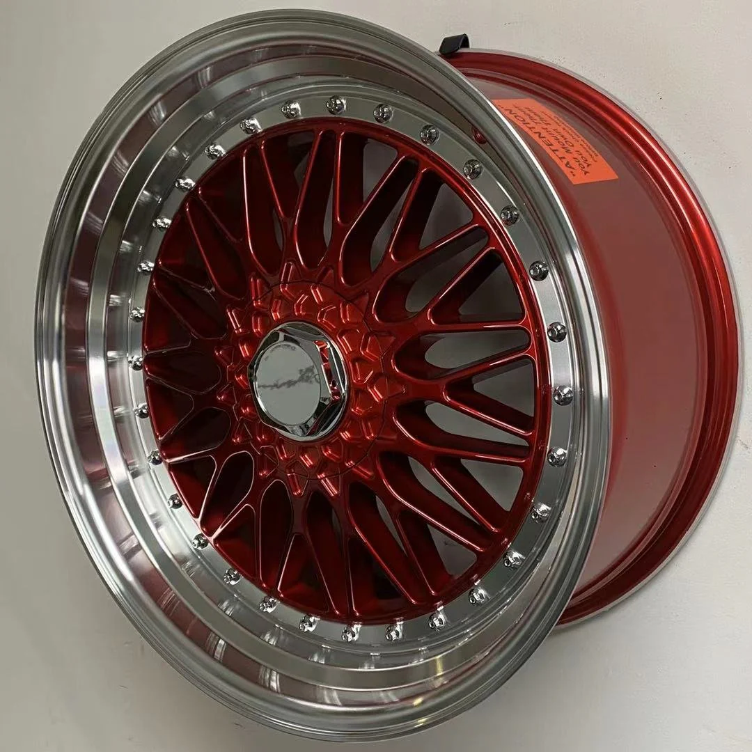 W885 479 Red Machined Lip Silver Rivet 22x9.0 ET30 5x120/114.3 CB73.1 - Image 3