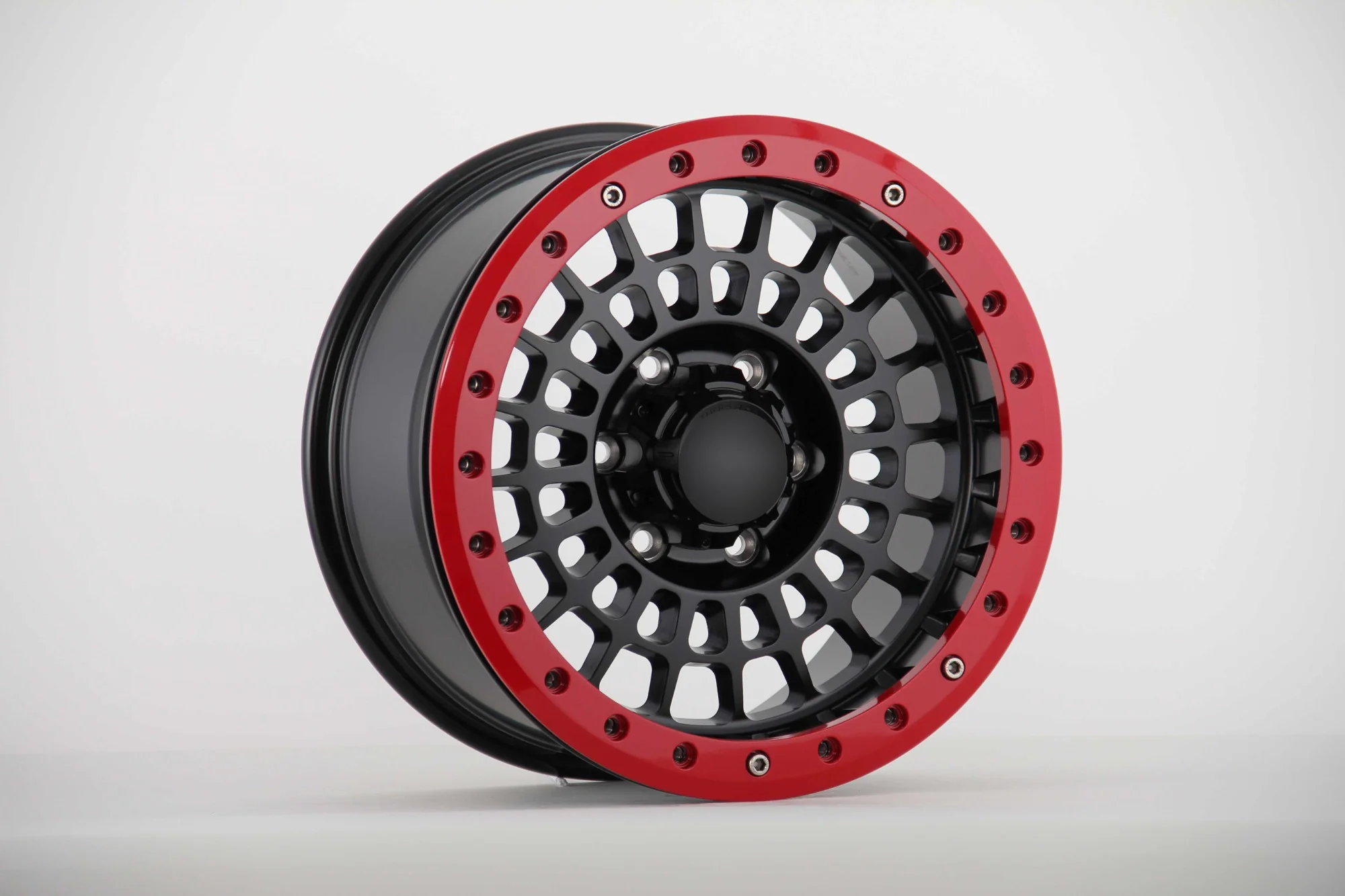 W902 418 Matt Black 17x8.5 ET-12 5x127 CB71.56   Beadlock - Image 4