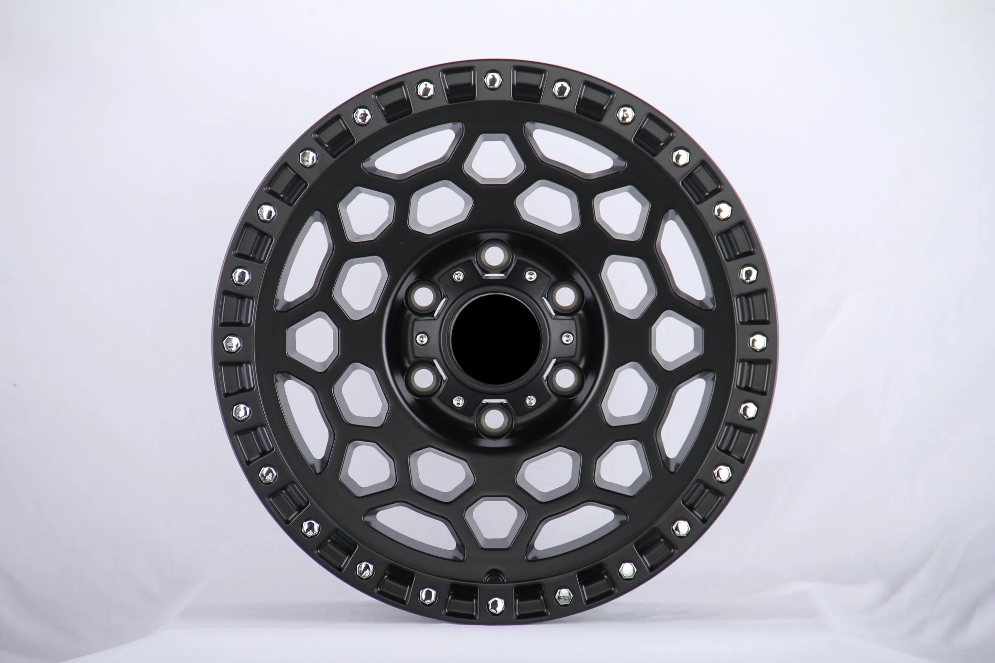 W907 D1951 Satin Black 17x9.0 ET0 6x139.7 CB106.1 - Image 3