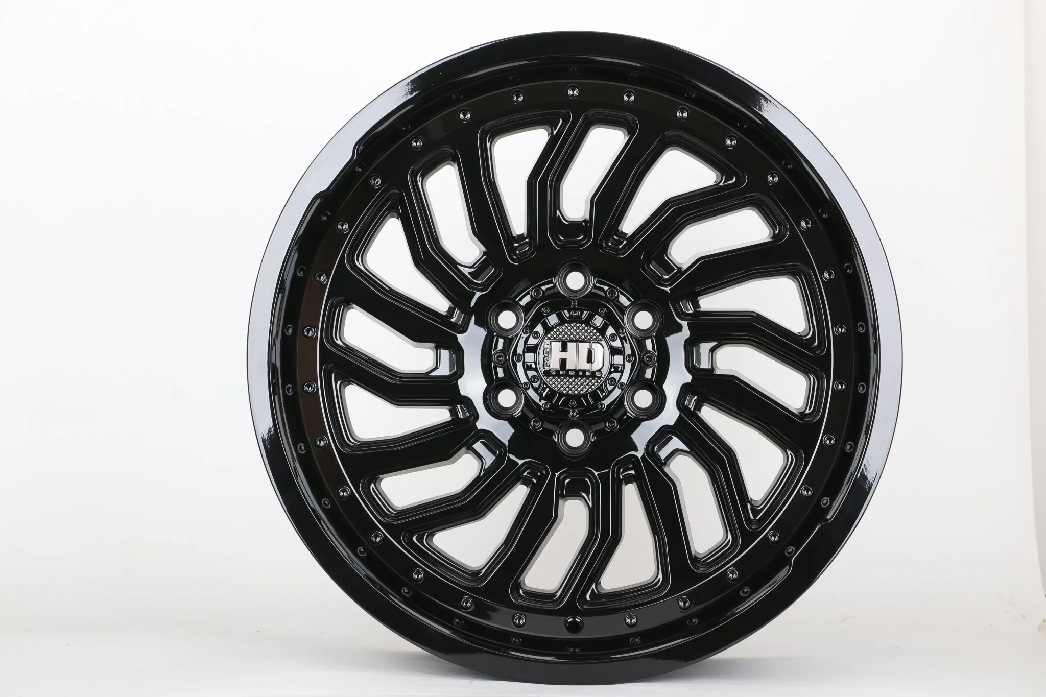 W928 1757A Gloss Black 20x10 ET-15 6x139.7 CB106.1  CF267-6-B - Image 4