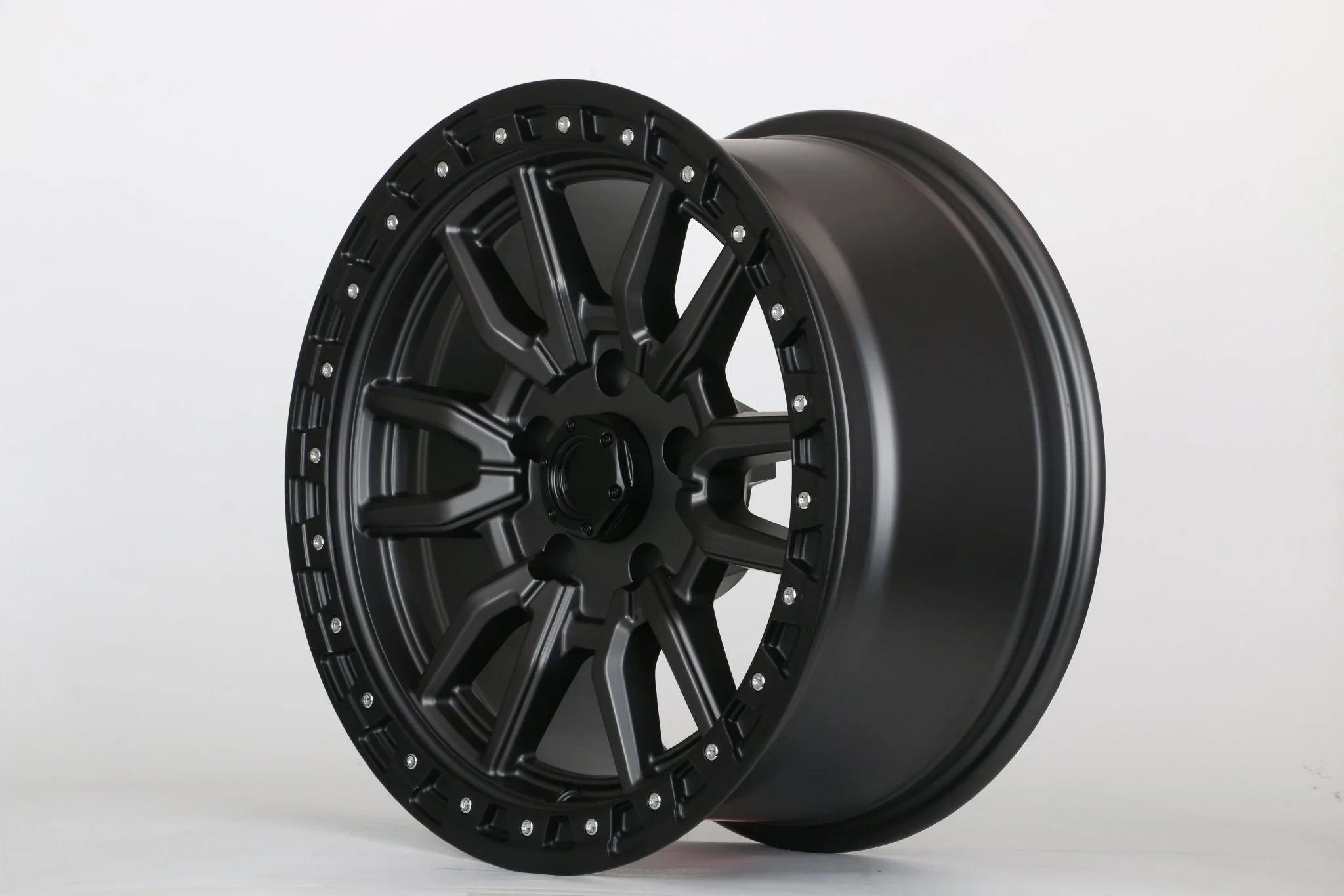 W929 1823 Gunmetal Black Lip 17x8.5 ET0 5x127 CB71.5 C1442-02-LA5B / mb-2745 - Image 4