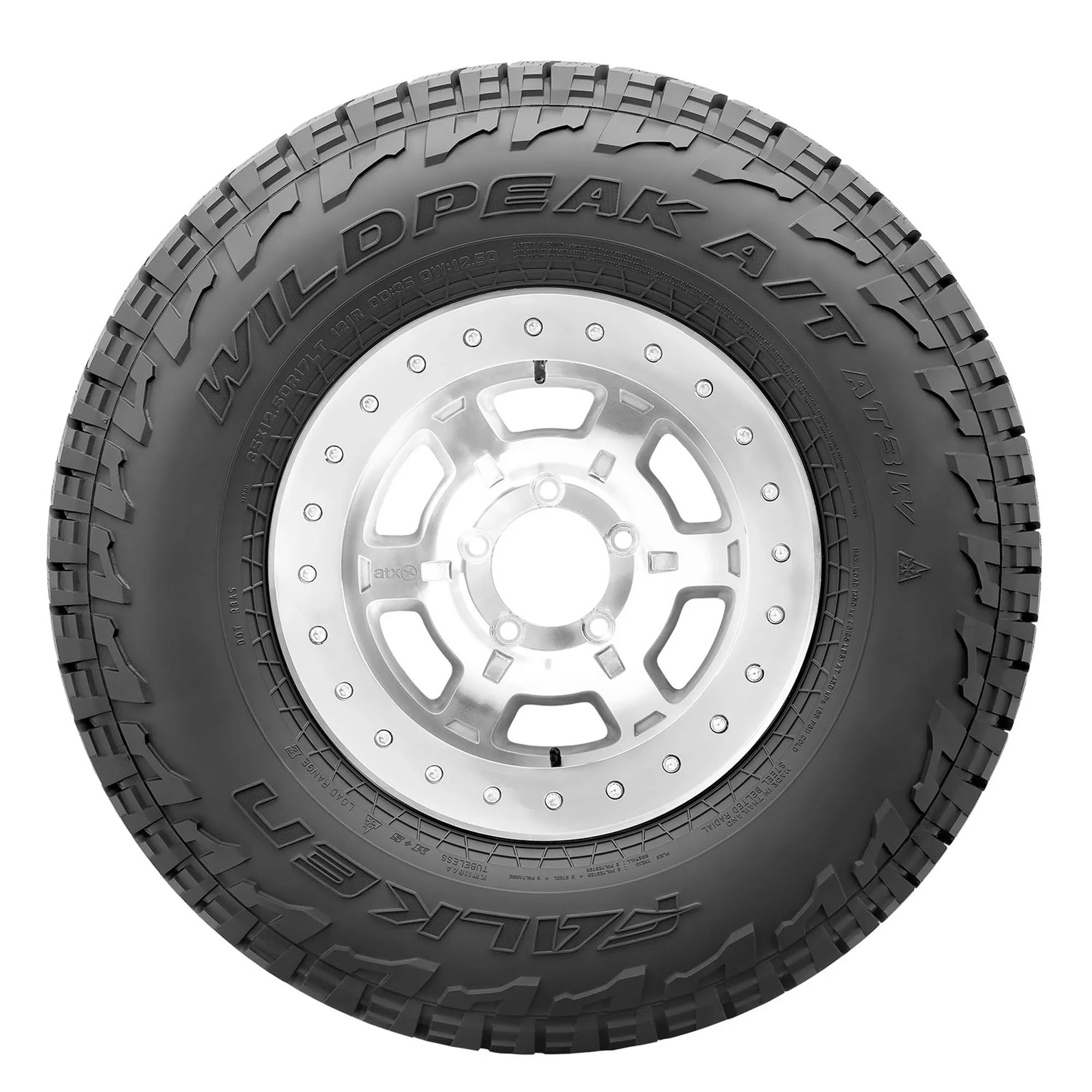 LT265/60R20/10 Falken Wildpeak A/T3W 121/118S BW All Terrain Tire - Image 5