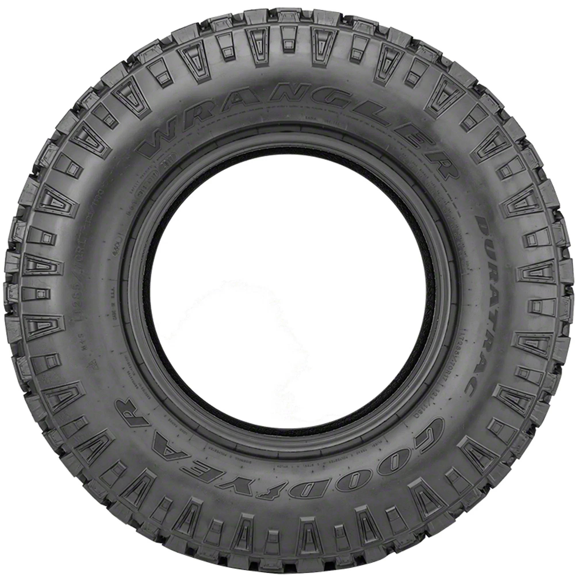 LT235/85R16 Goodyear Wrangler Duratrac All Terrain 120/116Q E Light Truck Tire - Image 2